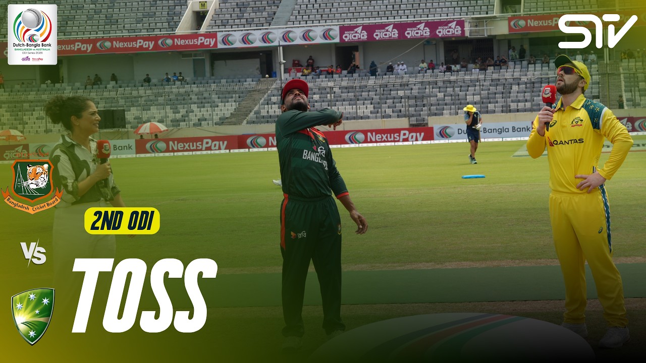 Toss | Bangladesh vs Australia | Match 02 | ODI Series 2026 | M9K1K