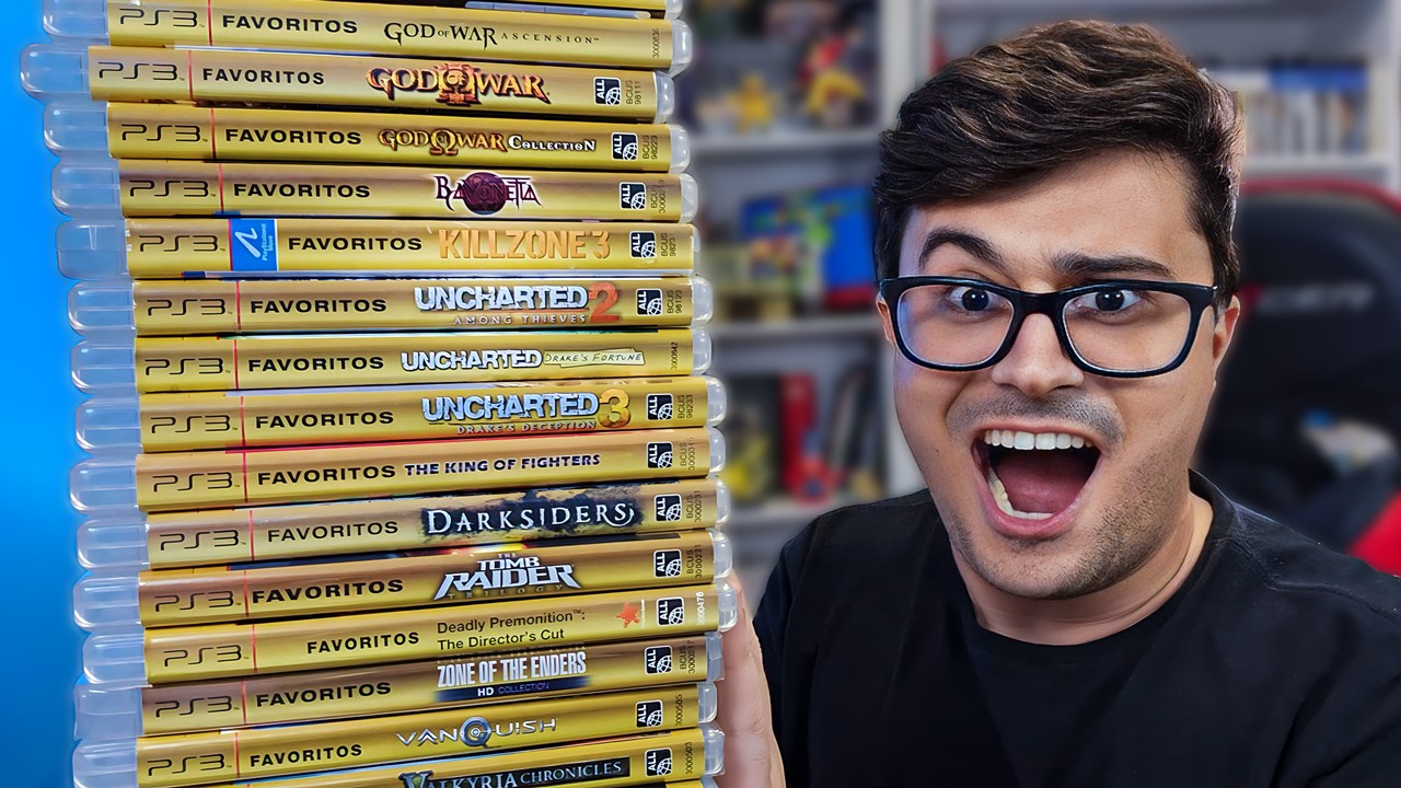 COMPREI TODOS OS JOGOS DE PS3 LANÇADOS NO BRASIL