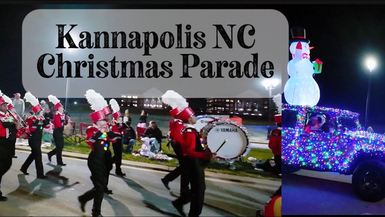 Christmas Parade Kannapolis NC 2025 | POV  #northcarolina #christmasparade #marchingbands 