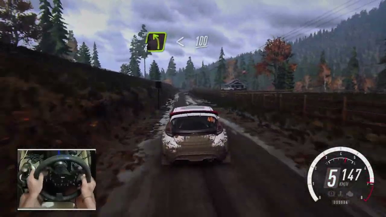 Fuller Mountain Descent NEW ENGLAND USA Wet Stage Conditions l DIRT RALLY 2.0 PXN V99 Gameplay