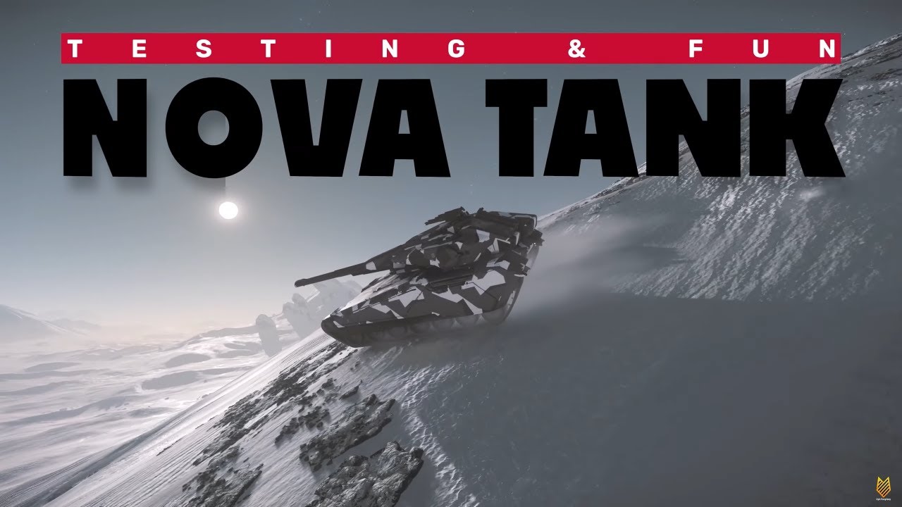 Nova Tank Testing & Fun In Alpha 4.3 | Star Citizen 4k