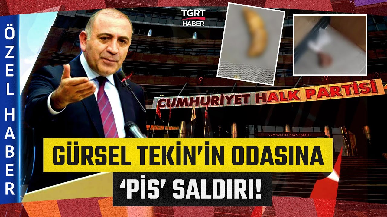 CHP İstanbul İl Binası&rsquo;nda Skandal! G&uuml;rsel Tekin&rsquo;in &Ccedil;alışma Odasına Dışkılarını Yaptılar