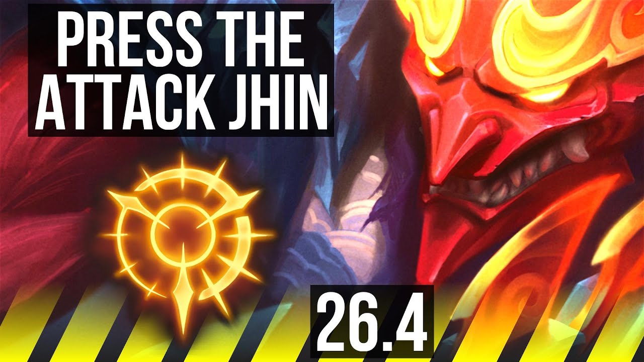 JHIN & Bard vs CAITLYN & Karma (ADC) | Press The Attack, Good KDA: 13/1/19 | EUW Diamond | 26.4