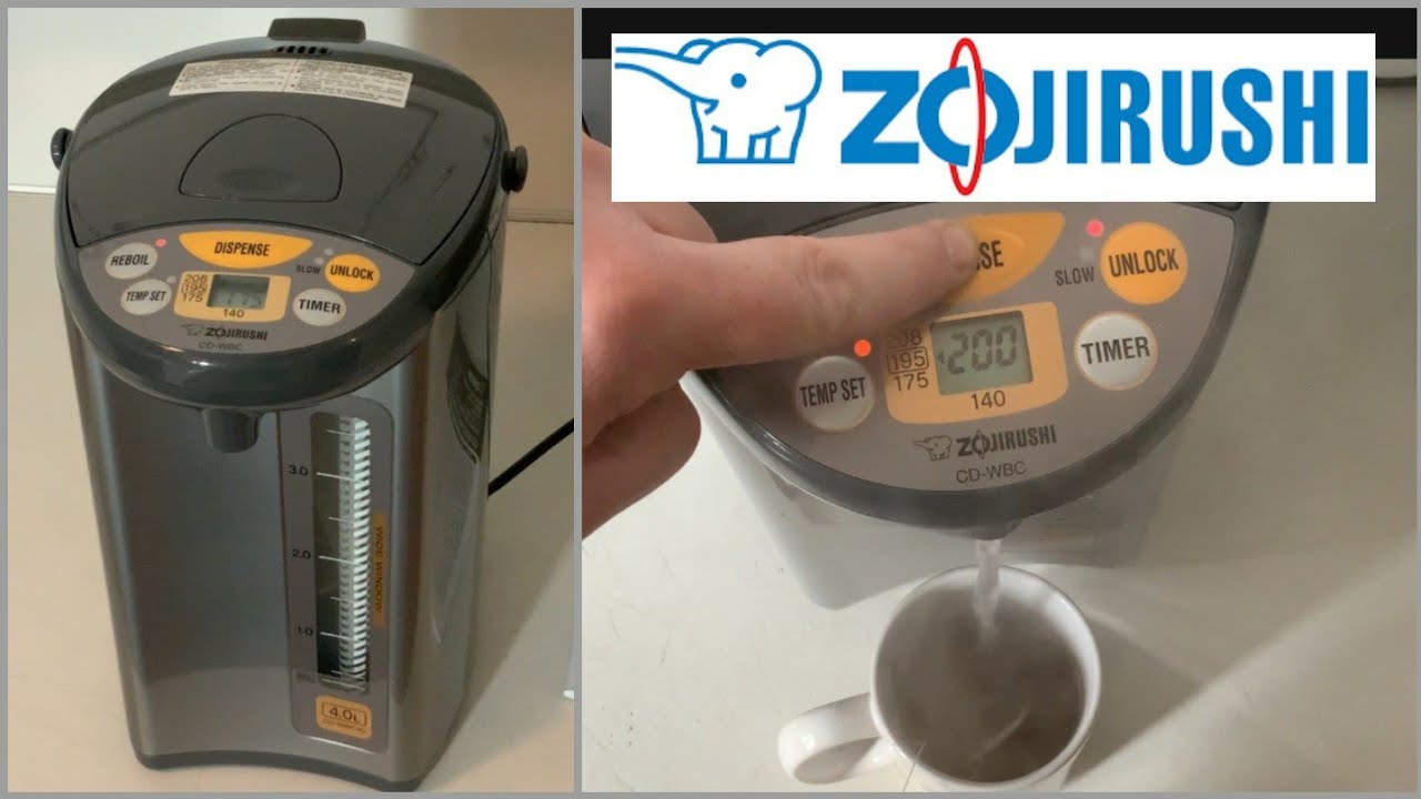Zojirushi — ЛУЧШИЙ электрический чайник — обзор, демонстрация и советы по эксплуатации. Кипятильн...