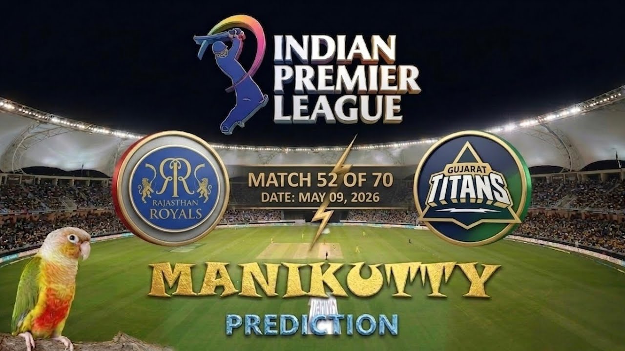 RR vs GT Match Prediction by Manikutty 🐦 😱🔥 | IPL 2026