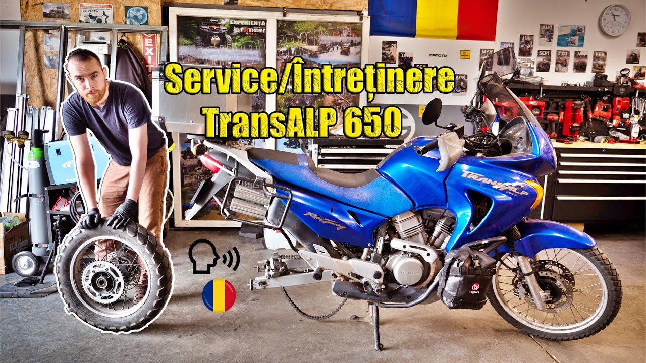 Service/Revizie la TransALP 650 - Filtru aer, ulei, rulmenti, O-ringuri dintre cilindri, antigel.
