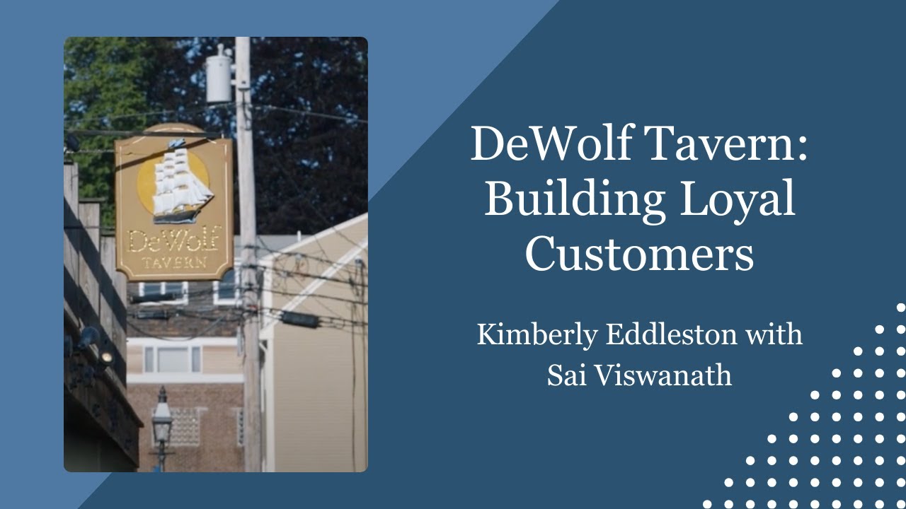 Crafting Success in the Restaurant Industry: Insights from DeWolf Tavern