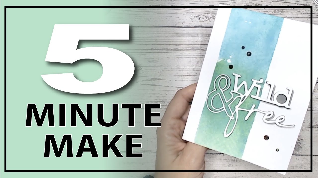 Easy Distress Ink Blending - 5 Minute Makes #17