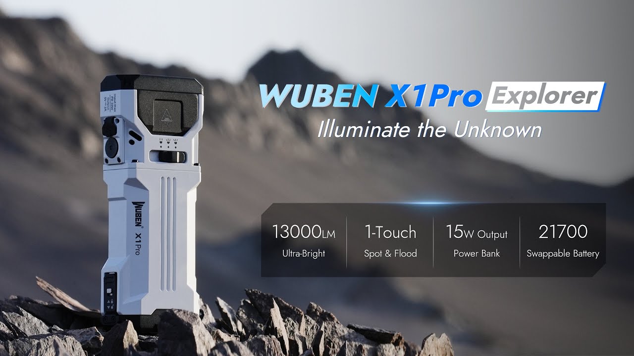 WUBEN X1Pro &mdash; самый мощный и портативный фонарик 21700