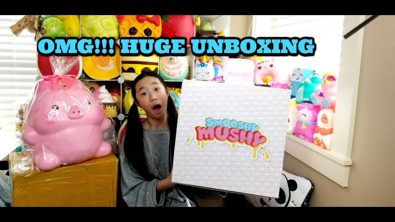 HUGE SMOOSHY MUSHY SWAG BOX UNBOXING