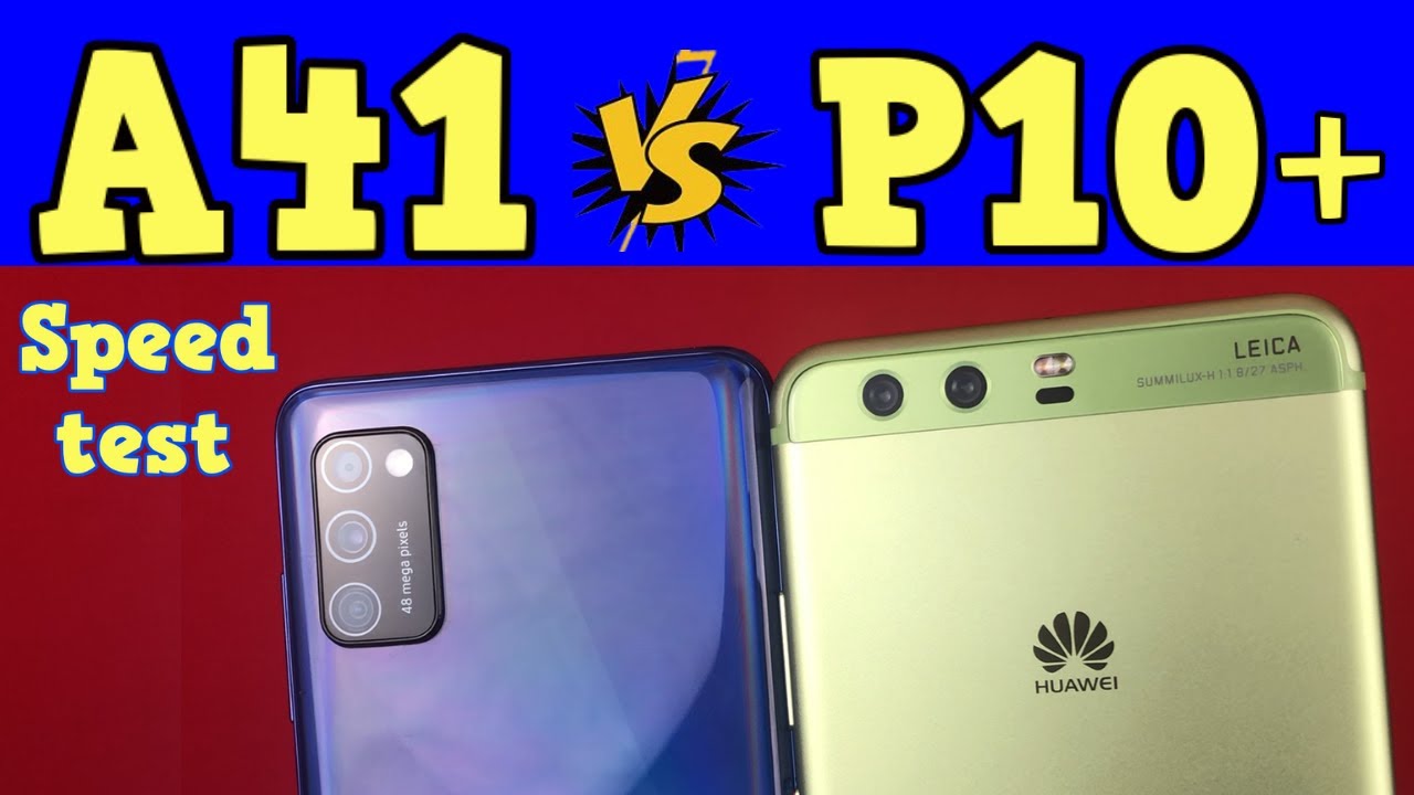 Samsung A41 vs Huawei P10 Plus Speed Test