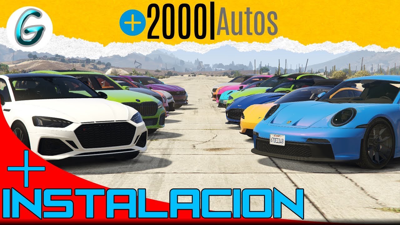 Pack De Autos Reales Para GTA V | +2000 Autos | Add-On | GTA V MODS