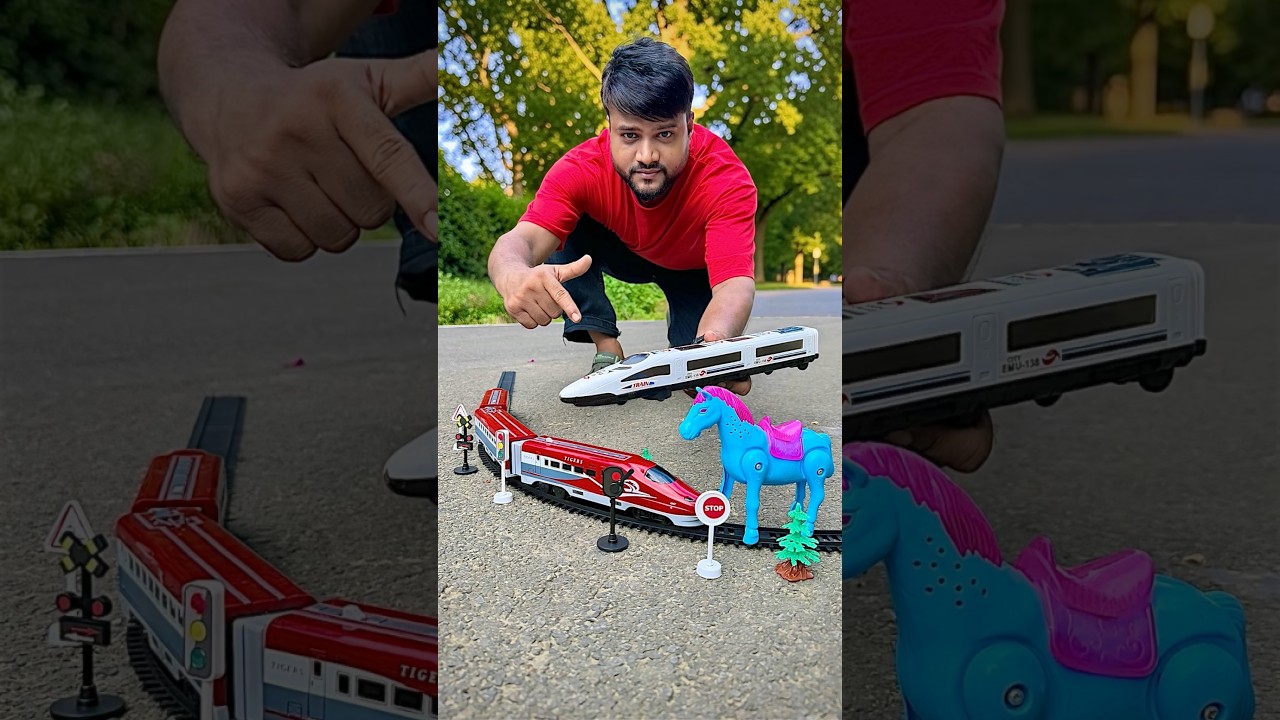 White Japanese Bullet Train Vs Red Smartcraft Electric Bullet Train Unboxing