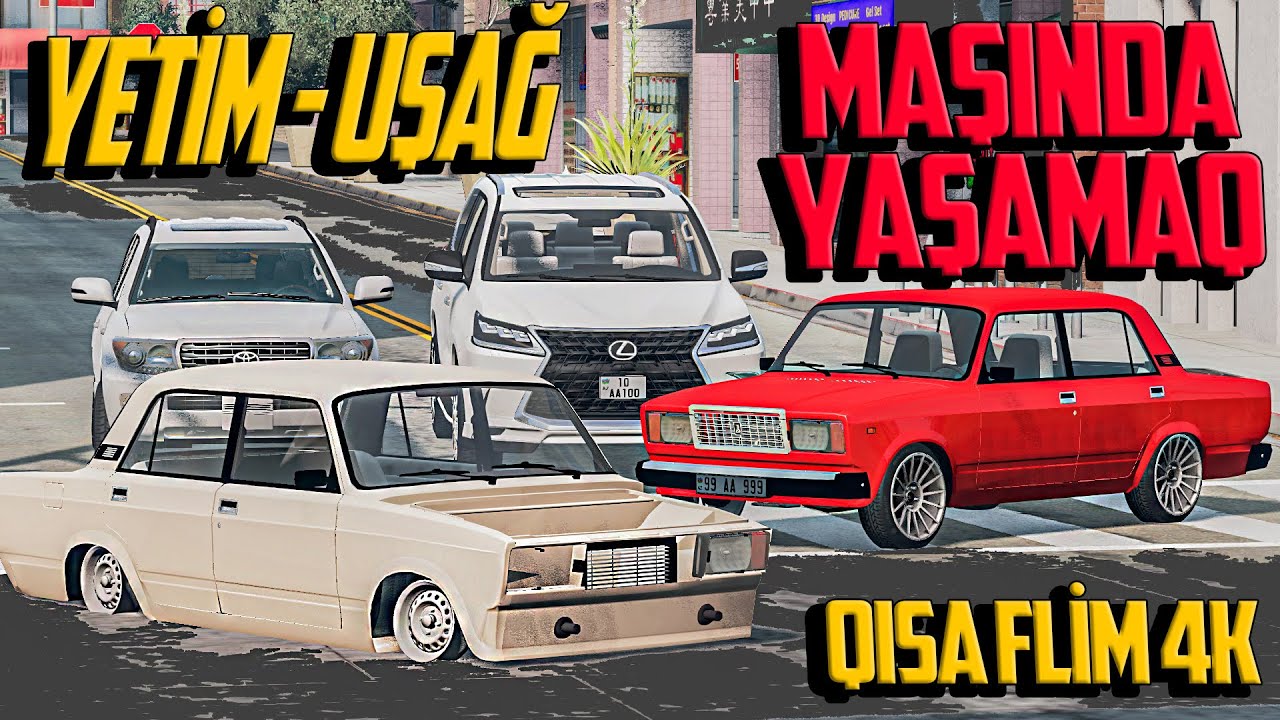 Vaz 07 və Yetim uşaq Maşında yaşamaq | Maşın Oyunları | BeamNG.Driver 