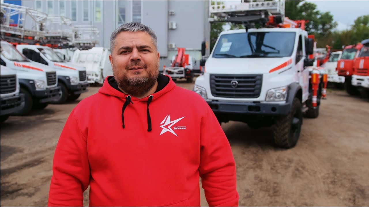 Автогидроподъемник RED MACHINE 18Э на базе SADKO Next