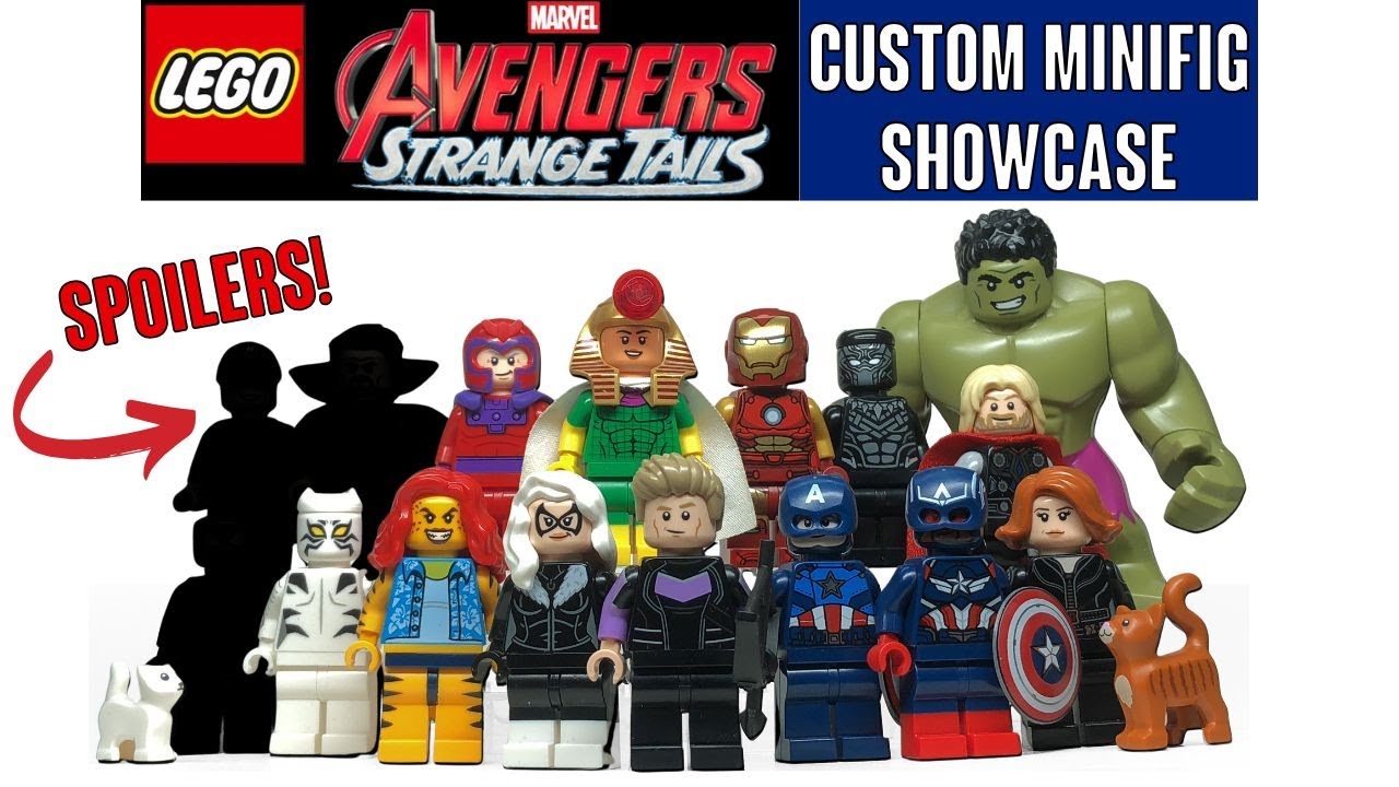 LEGO AVENGERS: STRANGE TAILS: витрина минифигурок на заказ