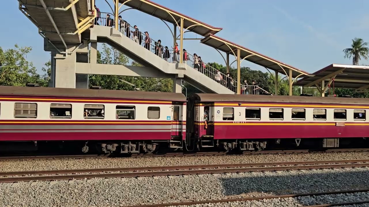 พ่วงรถโถงเสริมช่วยคนกลับไปเลือกตั้ง รถเร็ว 171 จอดบ้านโป่ง Rapid train 171