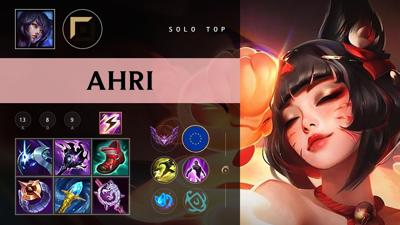 Ahri Top vs Sett - EUW Master Patch 26.09