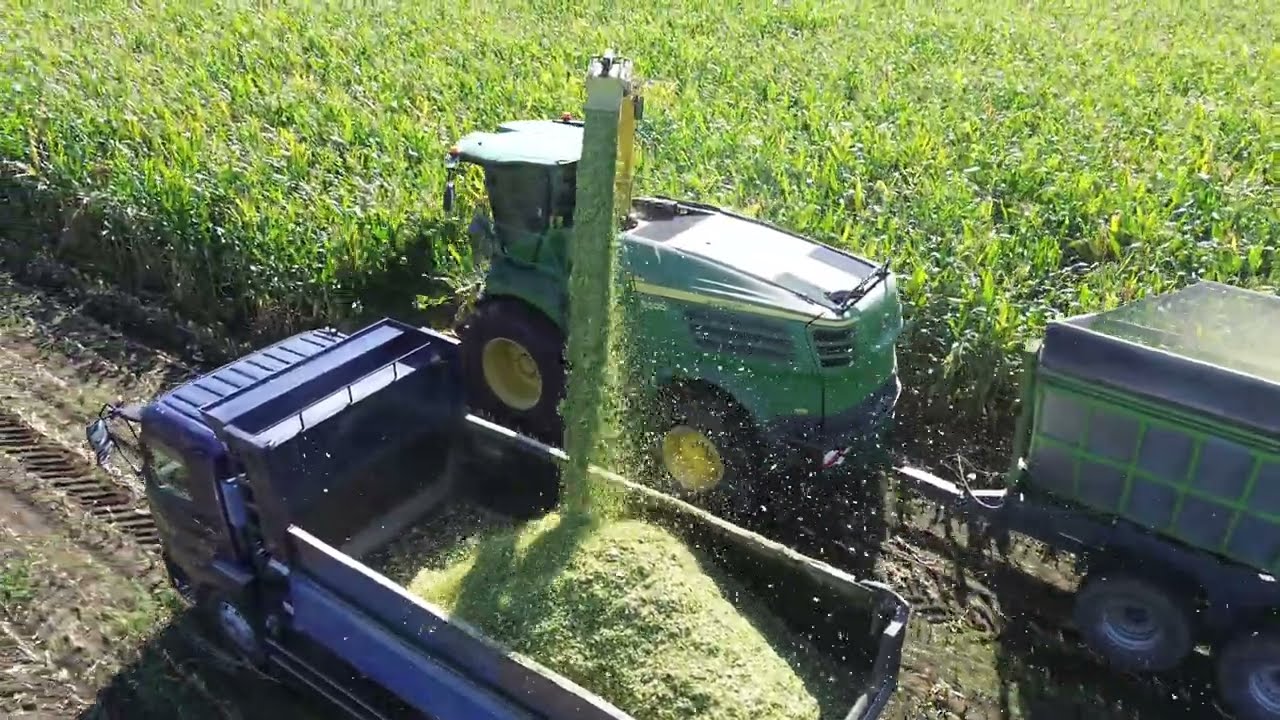 デントコーンの収穫　2024　バンカー編　パート②　#johndeere