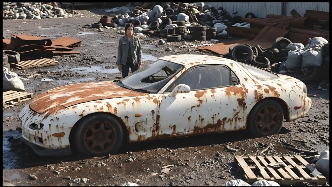 ASMR Car Restoration Full Rebuild of Mazda RX-7 FD 1995 from Abandoned Condition to Looking New