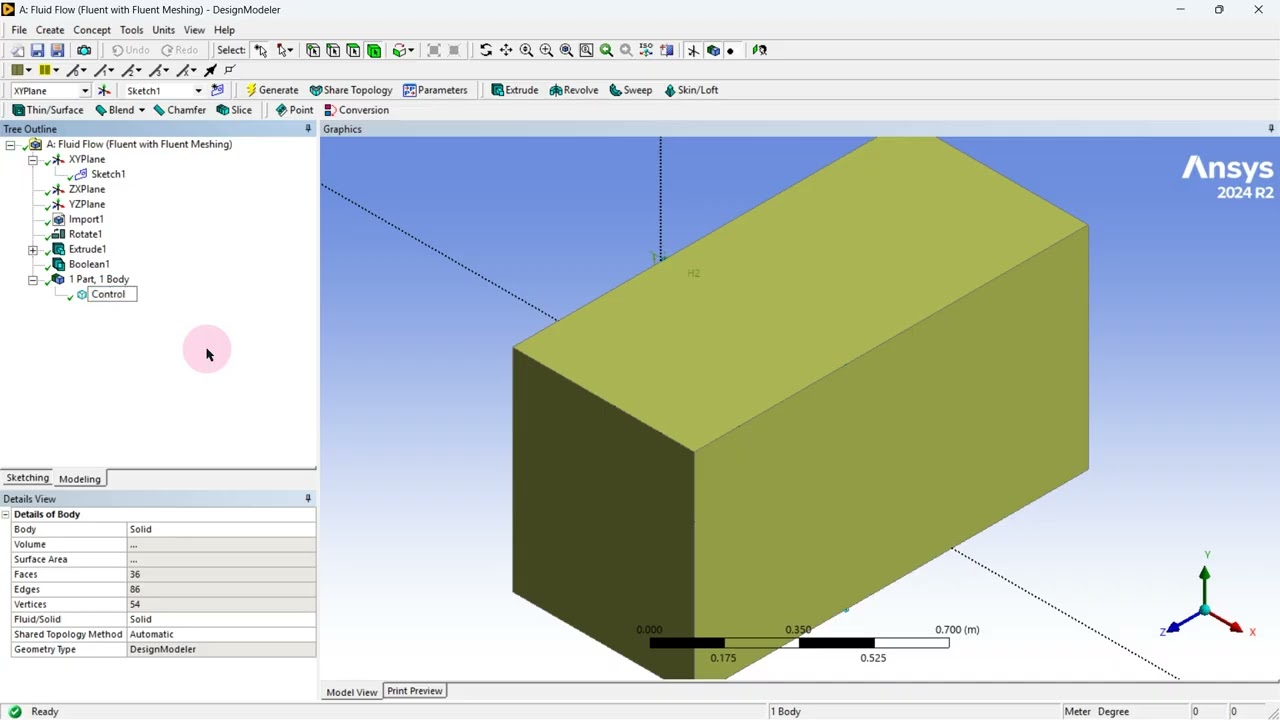 One-Way FSI Analysis of a Compressor Blade – Part 1: Geometry Preparation in ANSYS Workbench