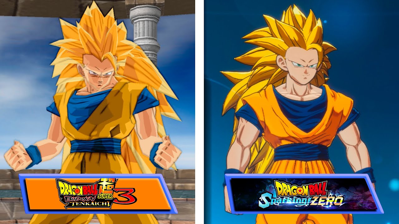 Dragon Ball Sparking Zero vs Budokai Tenkaichi 3 | Models Graphics Evolution | 2007 - 2024