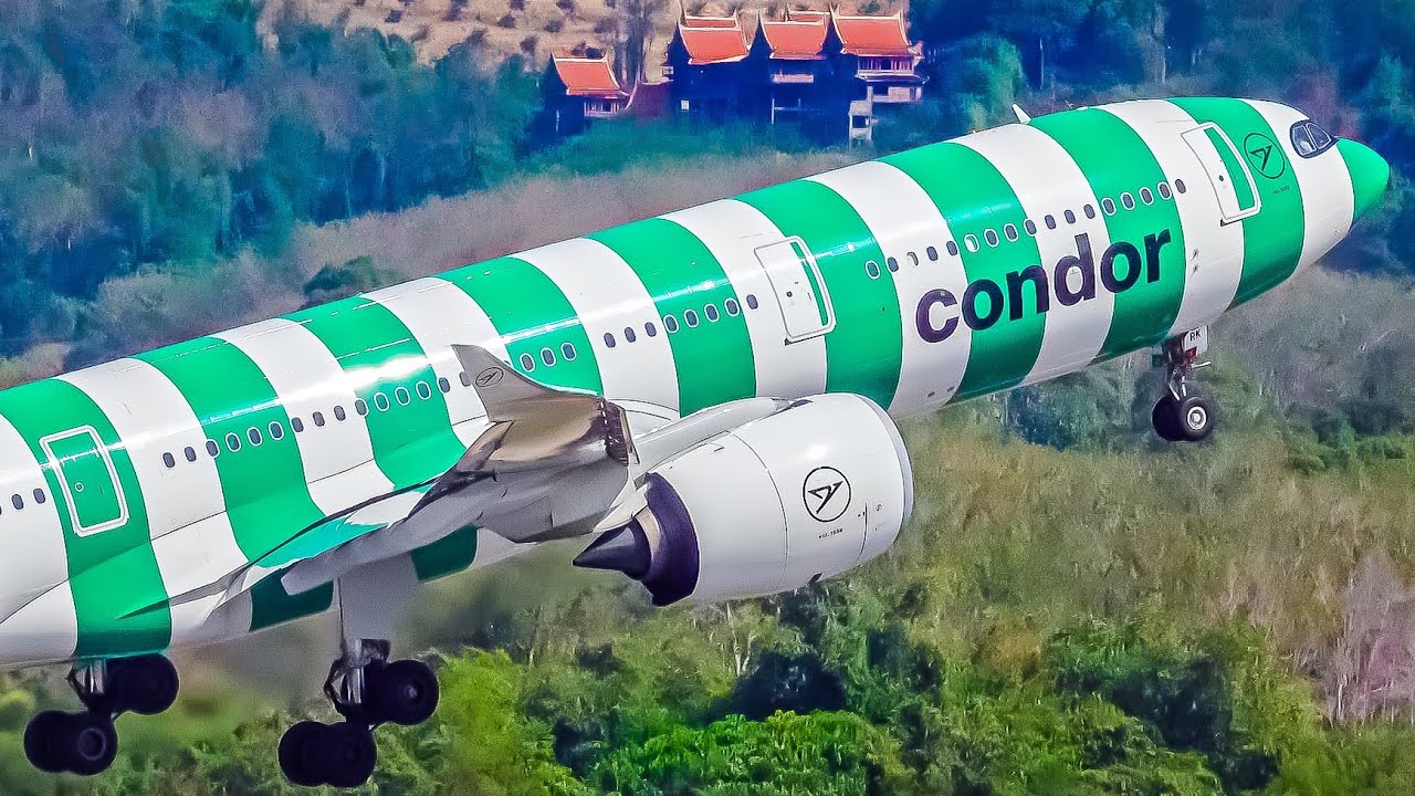 🇹🇭✈️40 Minutes Breathtaking PHUKET Plane Spotting | Phuket Airport (HKT/VTSP)