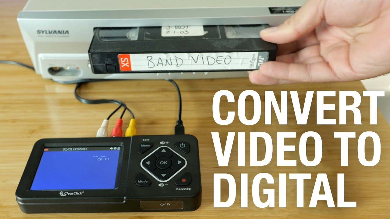 Как конвертировать VHS в цифровую версию с помощью Clear Click Video 2 Digital Converter 2.0