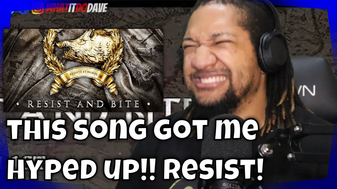 Reaction to SABATON - Resist And Bite (OFFICIAL LYRIC VIDEO)