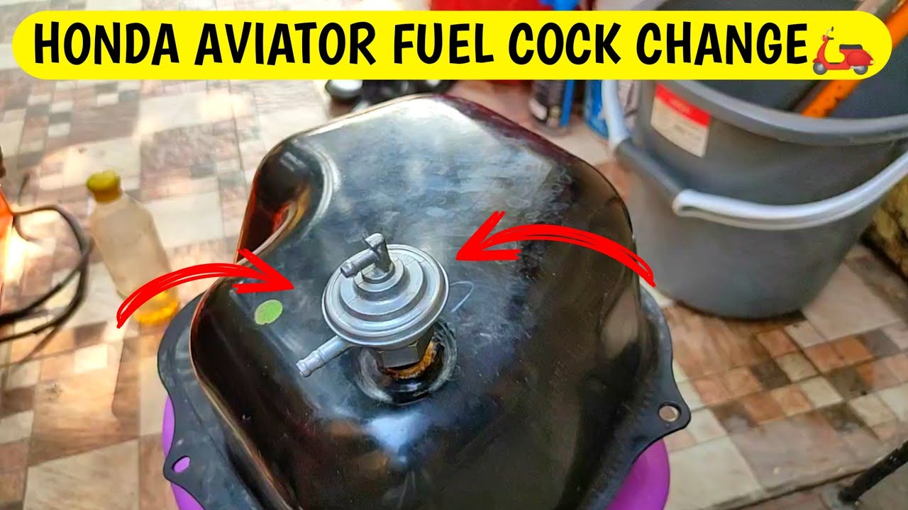 Honda Aviator/Activa Fuel Cock Change | Full Detailed Video (Full Installation)