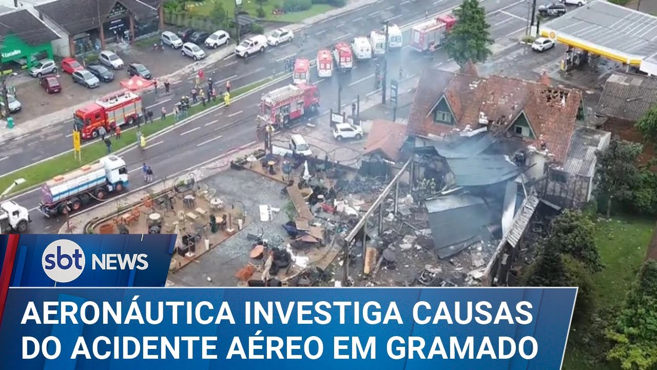 Governo do RS confirma morte das 10 pessoas a bordo do avião que caiu em Gramado|#SBTNews (23/12/24)