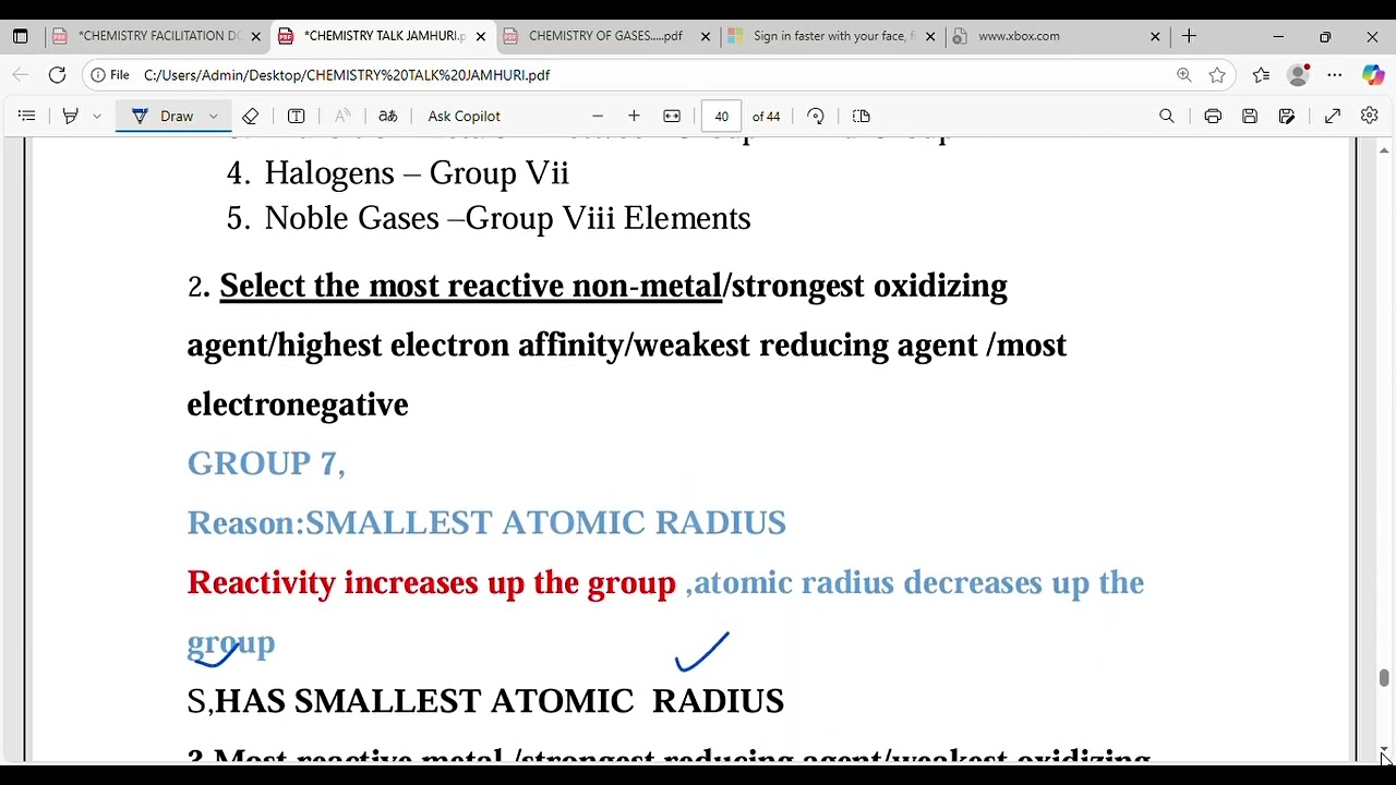 PERIODIC TABLE