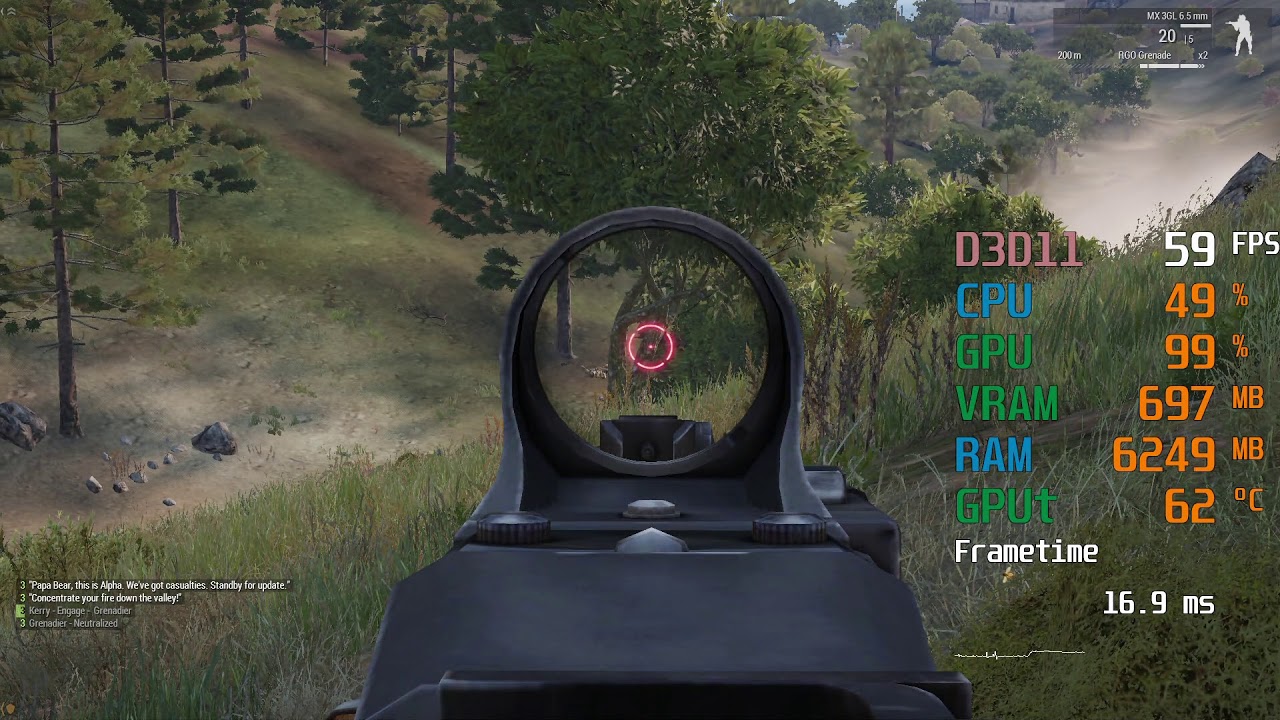 Radeon Vega 8 Graphics -- AMD Ryzen 3 3200G -- Arma 3 FPS Test