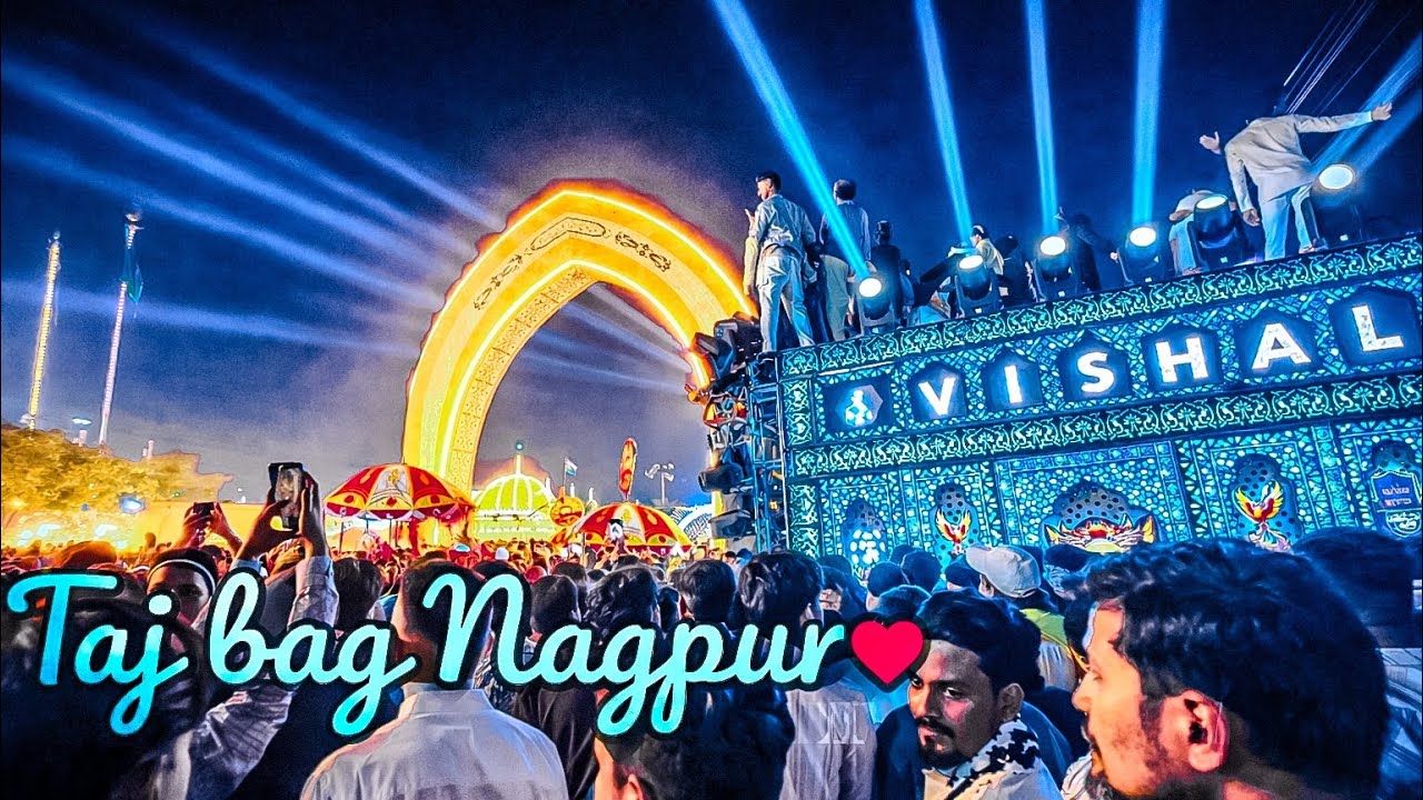 👑New Vishal Dhumal Pusla 40 sharpie,￼||💚 tajuddin baba Full crowd Taj Bag Nagpur ||😍 27/1/2026 ￼