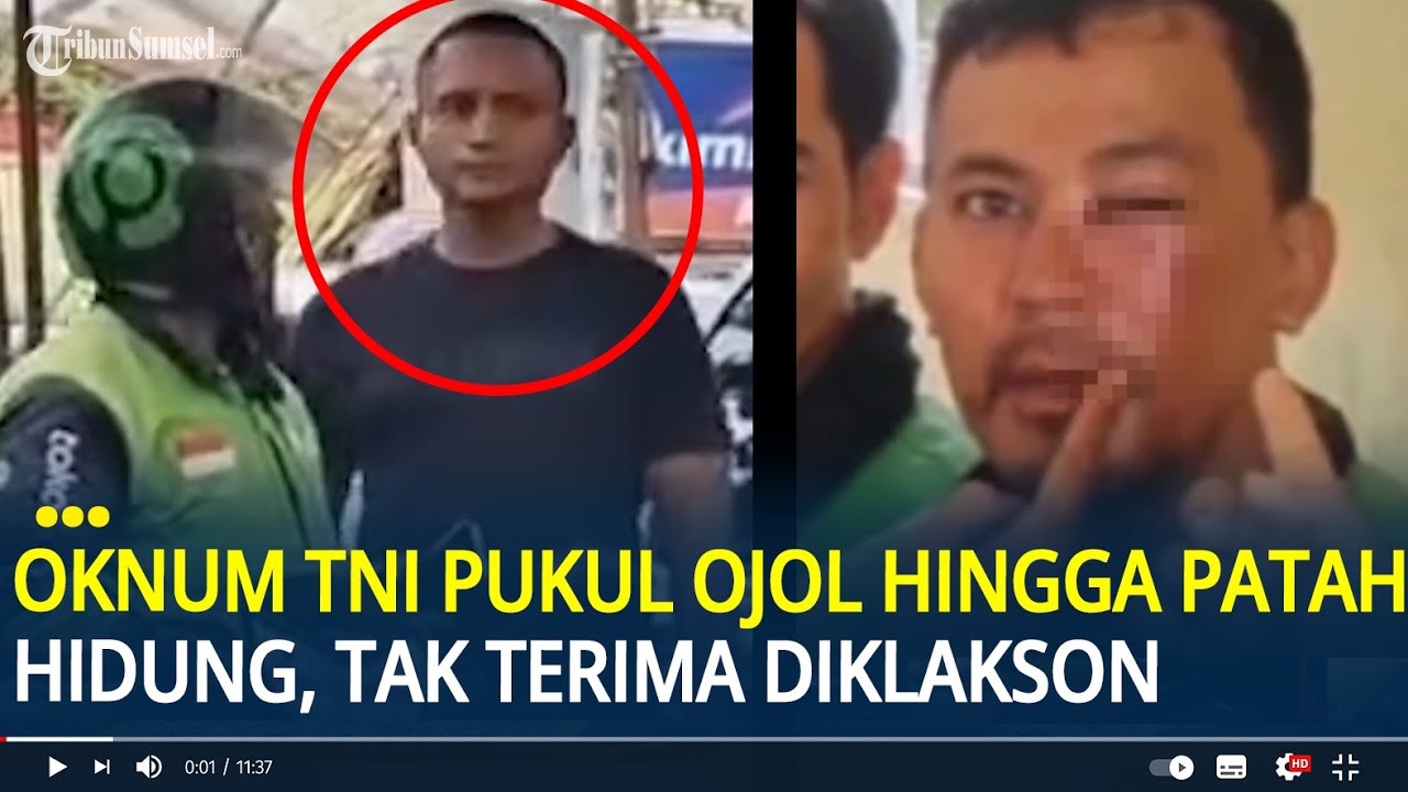 Oknum TNI Diduga Pukul Ojol di Pontianak hingga Korban Alami Patah Hidung, Tak Terima Diklakson