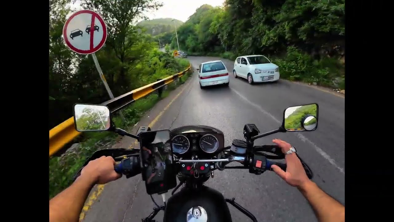 POV Motorcycle Ride: Islamabad's Hidden Gems | Moto ASMR No Talking