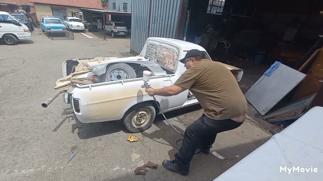 Nissan 1400 bodyswap 10 paint disaster