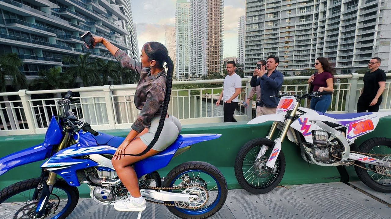 You Won't Believe Who Got on My Bike! Only in Miami..
