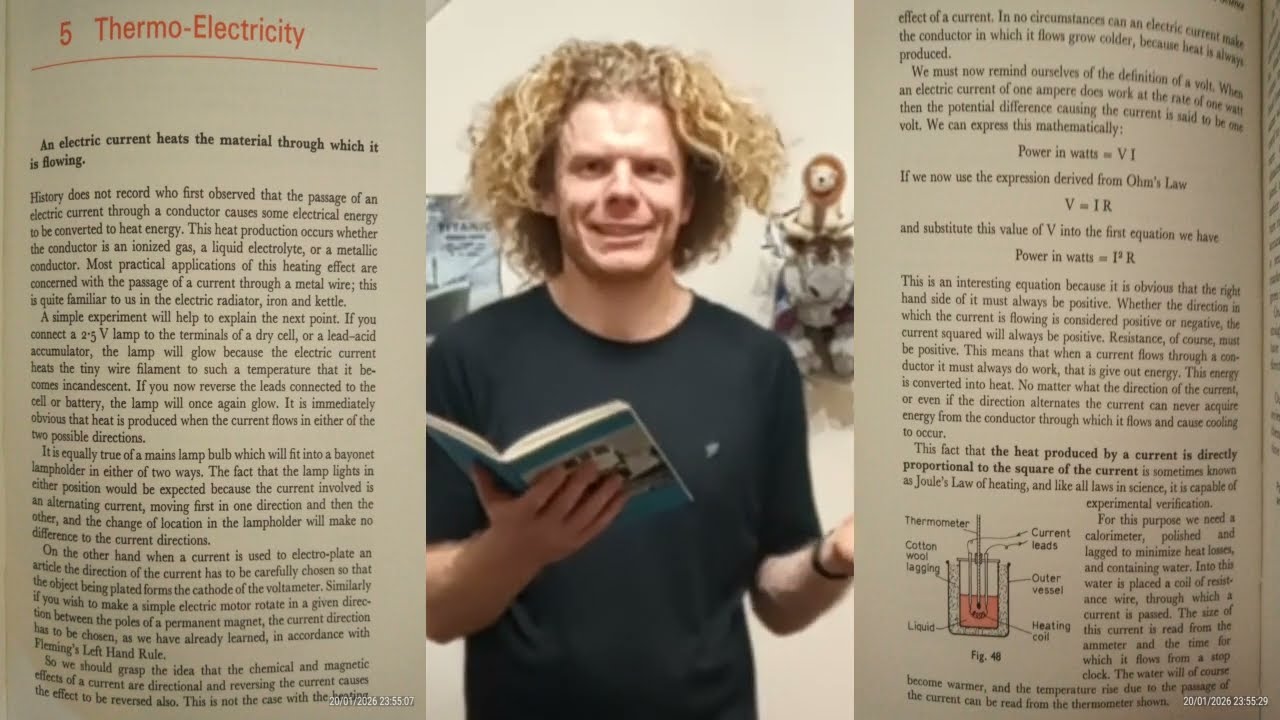 Electrical Engineering Part 38, Thermo-Electricity, and Wristtraining, Reg. JOIRWRKC