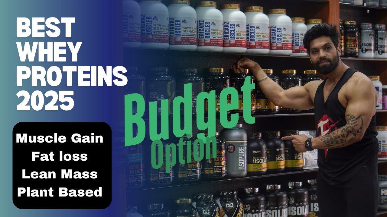 Best Whey Protein Powders in 2025 | For Muscle Gaining, Cutting, Lean Mass, Vegan, Isolate |