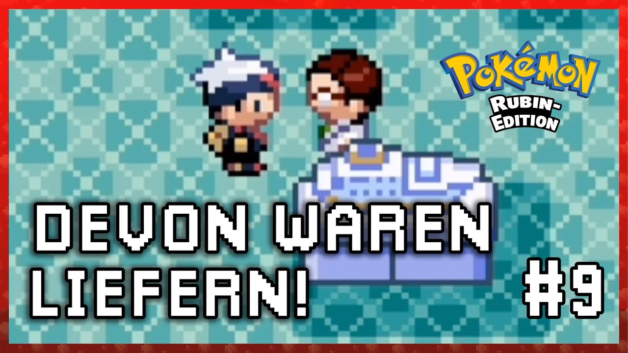 Devon Waren in Graphitport City abliefern Pokémon Rubin