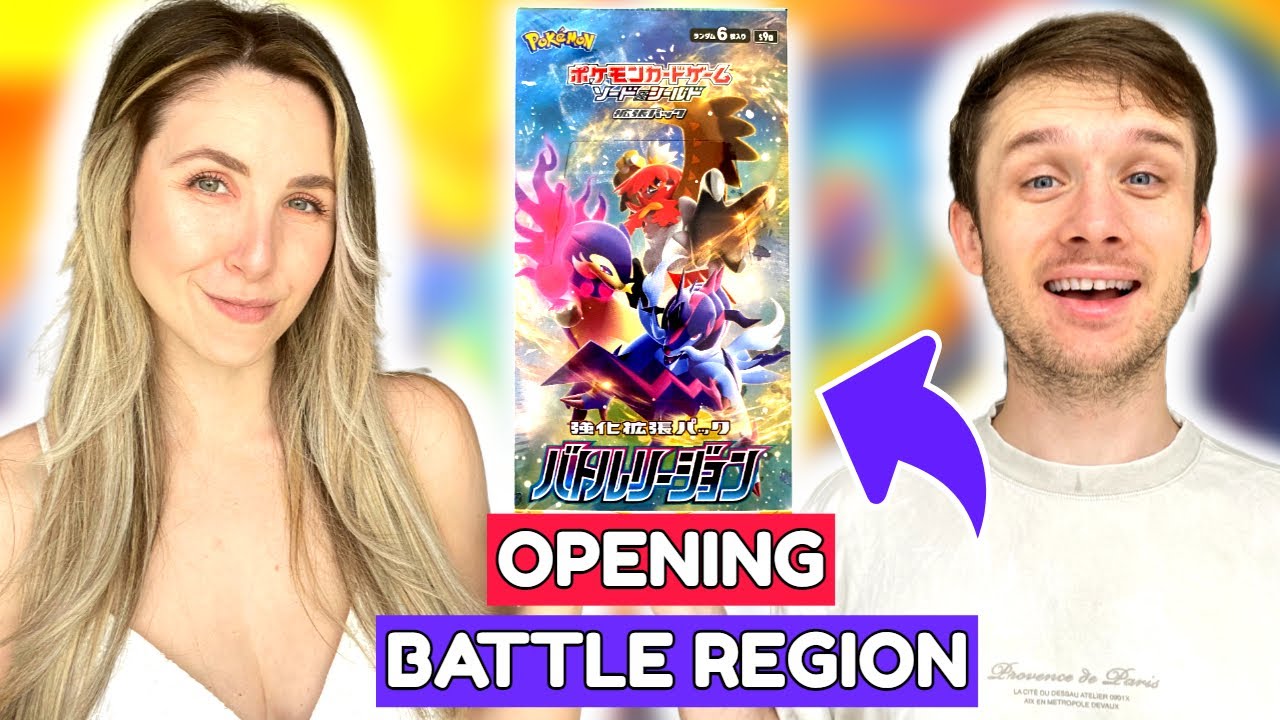 Unboxing RARE Japanese Battle Region Pokémon Cards for the First Time! 🔥 #pokemon