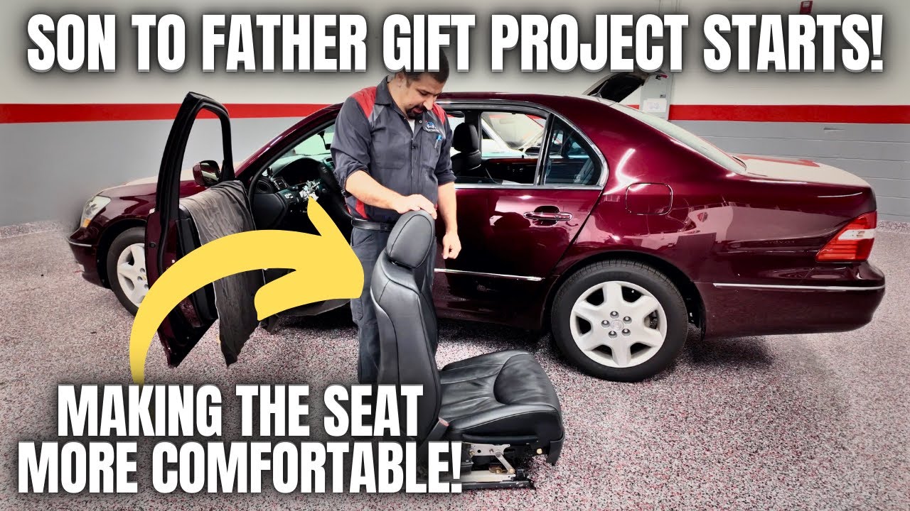 Son To Father Gift Project Starts! Making The Lexus Seat More Comfortable