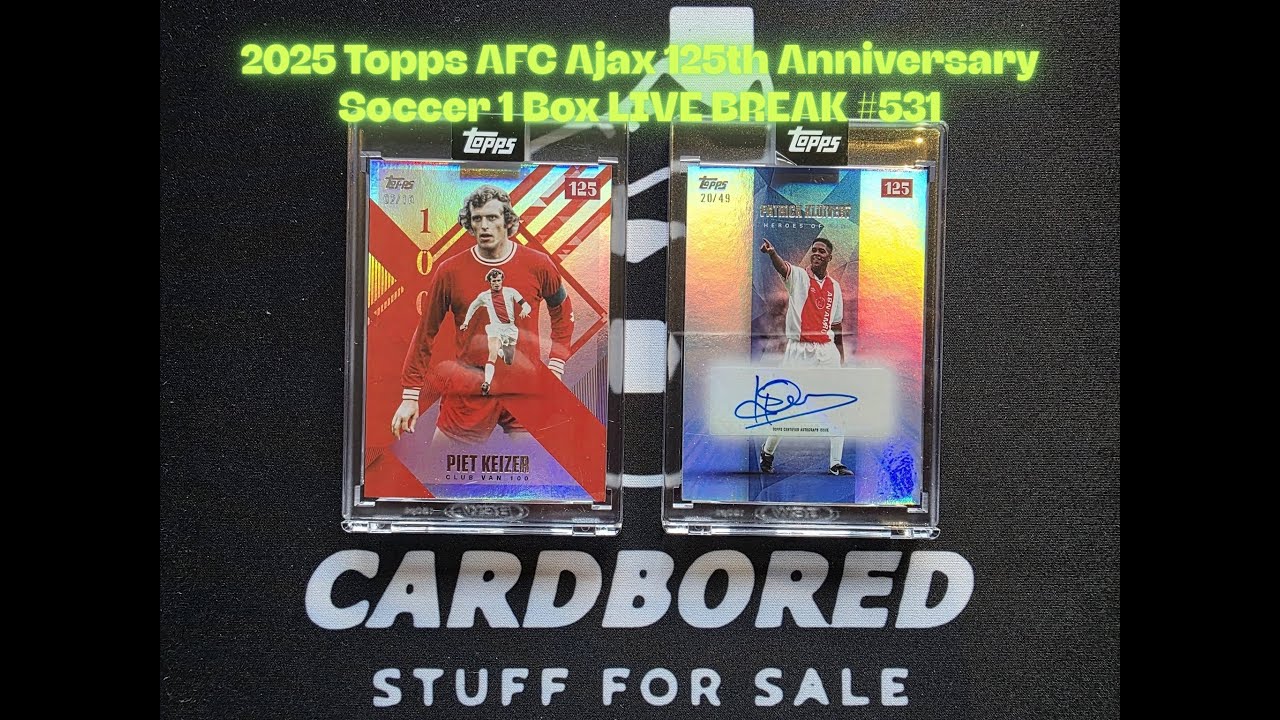 2025 Topps AFC Ajax 125th Anniversary Soccer 1 Box LIVE BREAK 