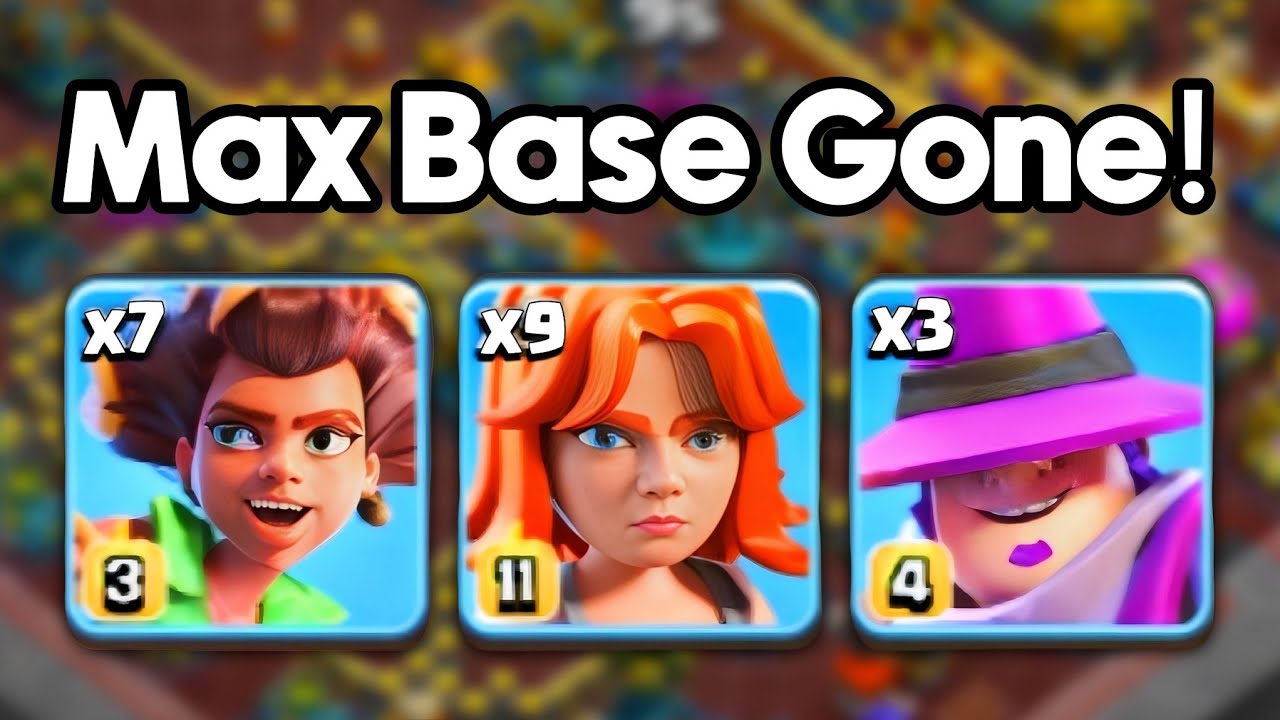 RC + AW Charge POWER! TH17 Root Rider & Valk Attack Strategy