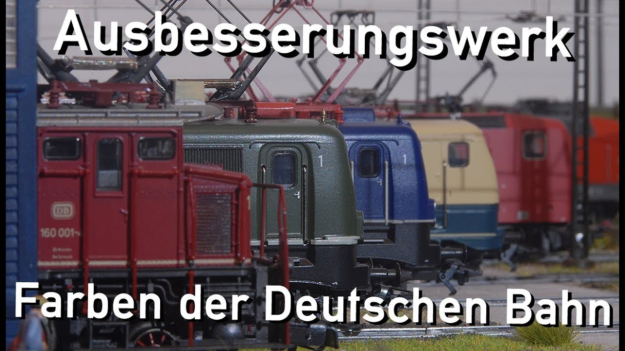 Ausbesserungswerk H0 Märklin Farben der Deutschen Bahn