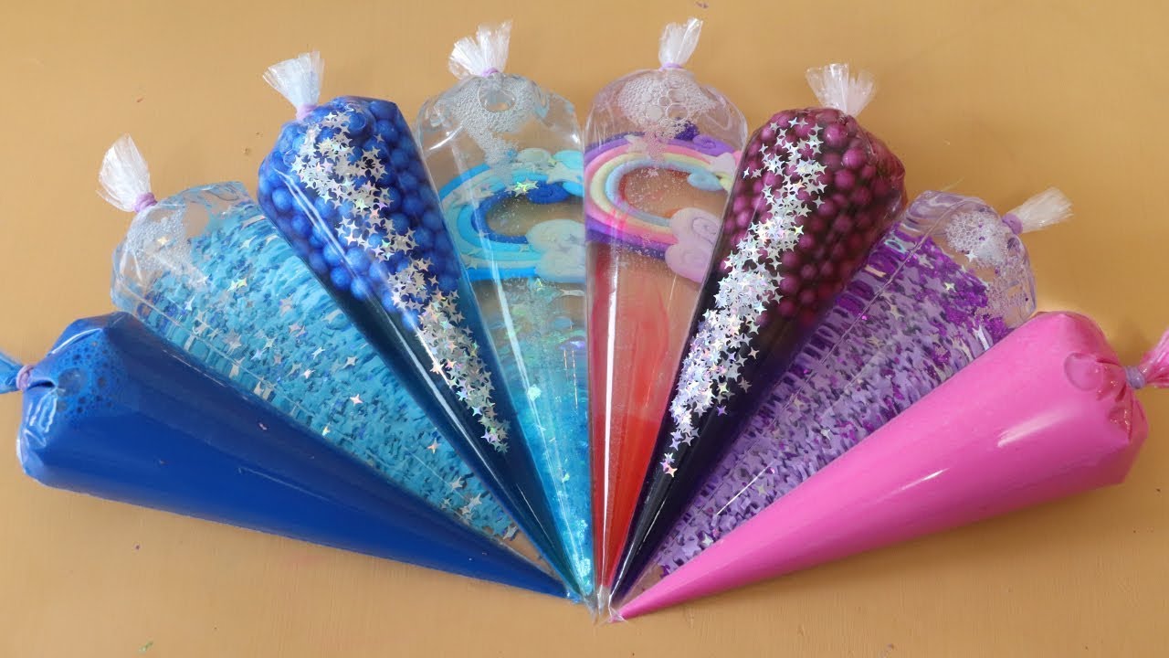 Making Slime with Piping Bags! Most Satisfying Slime Video★ASMR★#ASMR #PipingBags