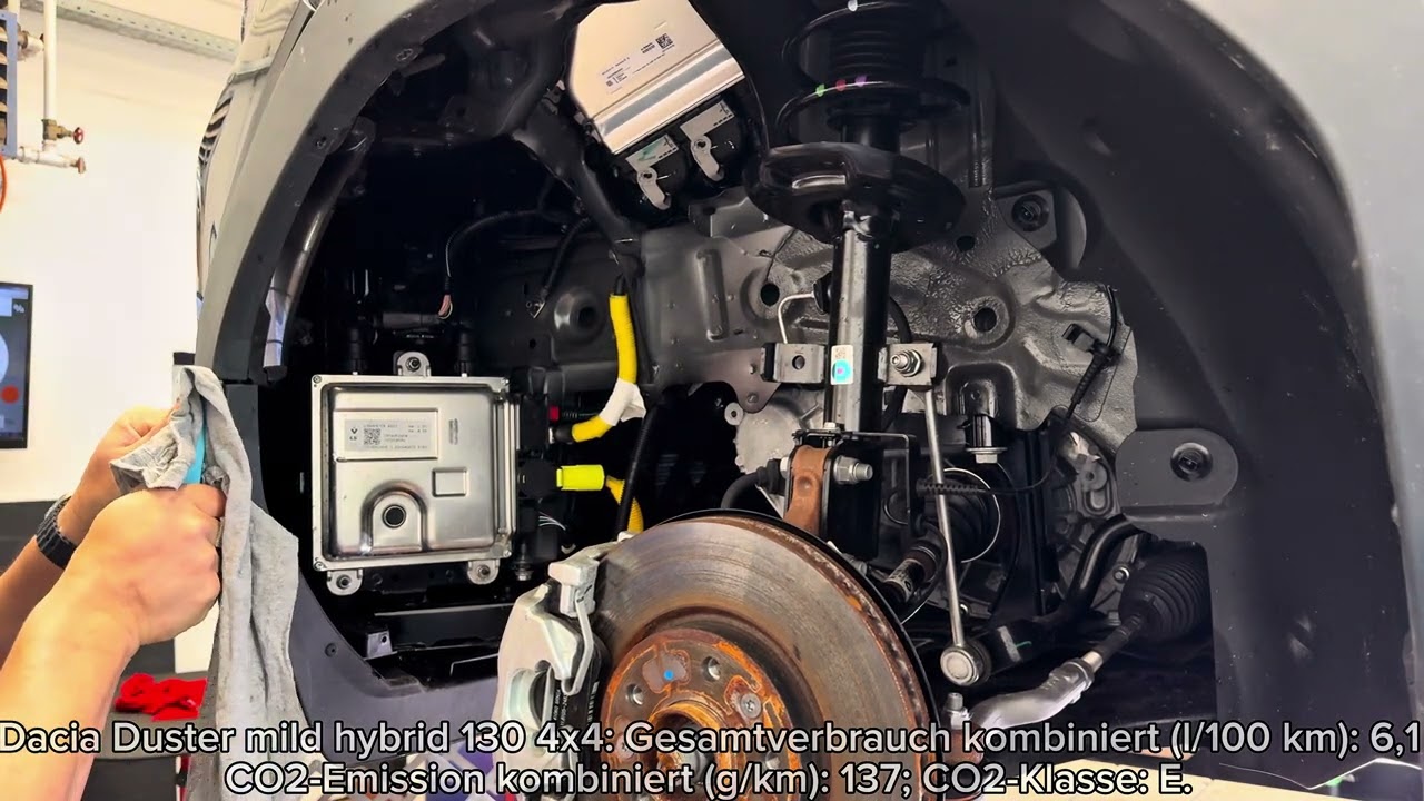 Dacia Bigster / Duster III Stoßstange demontieren. Leuchtmittel tausch