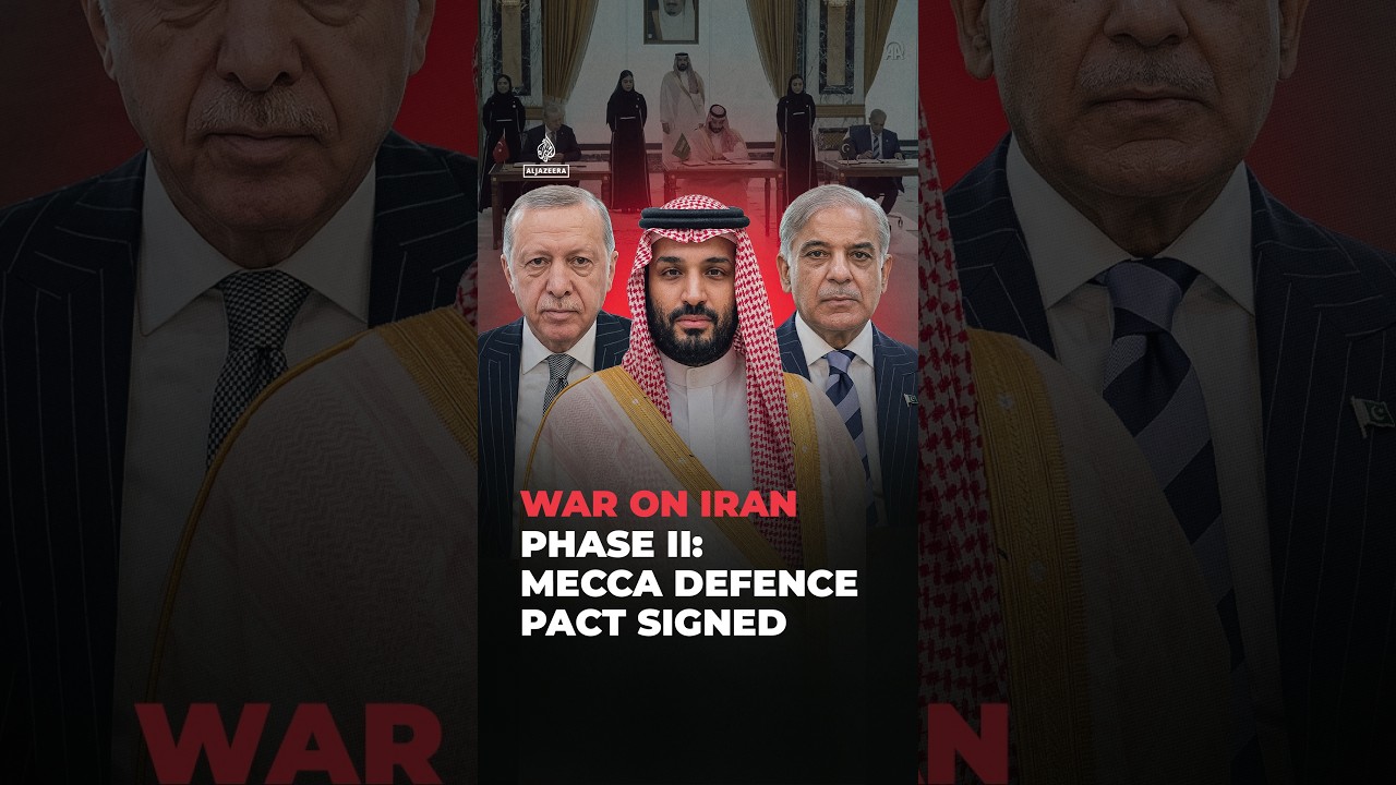 War on Iran: Saudi Arabia, Turkiye and Pakistan sign defence pact | #ajshorts