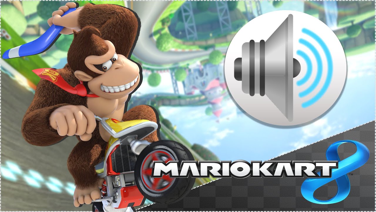 Mario Kart 8 - All Donkey Kong Sound Effects / Voice Clips